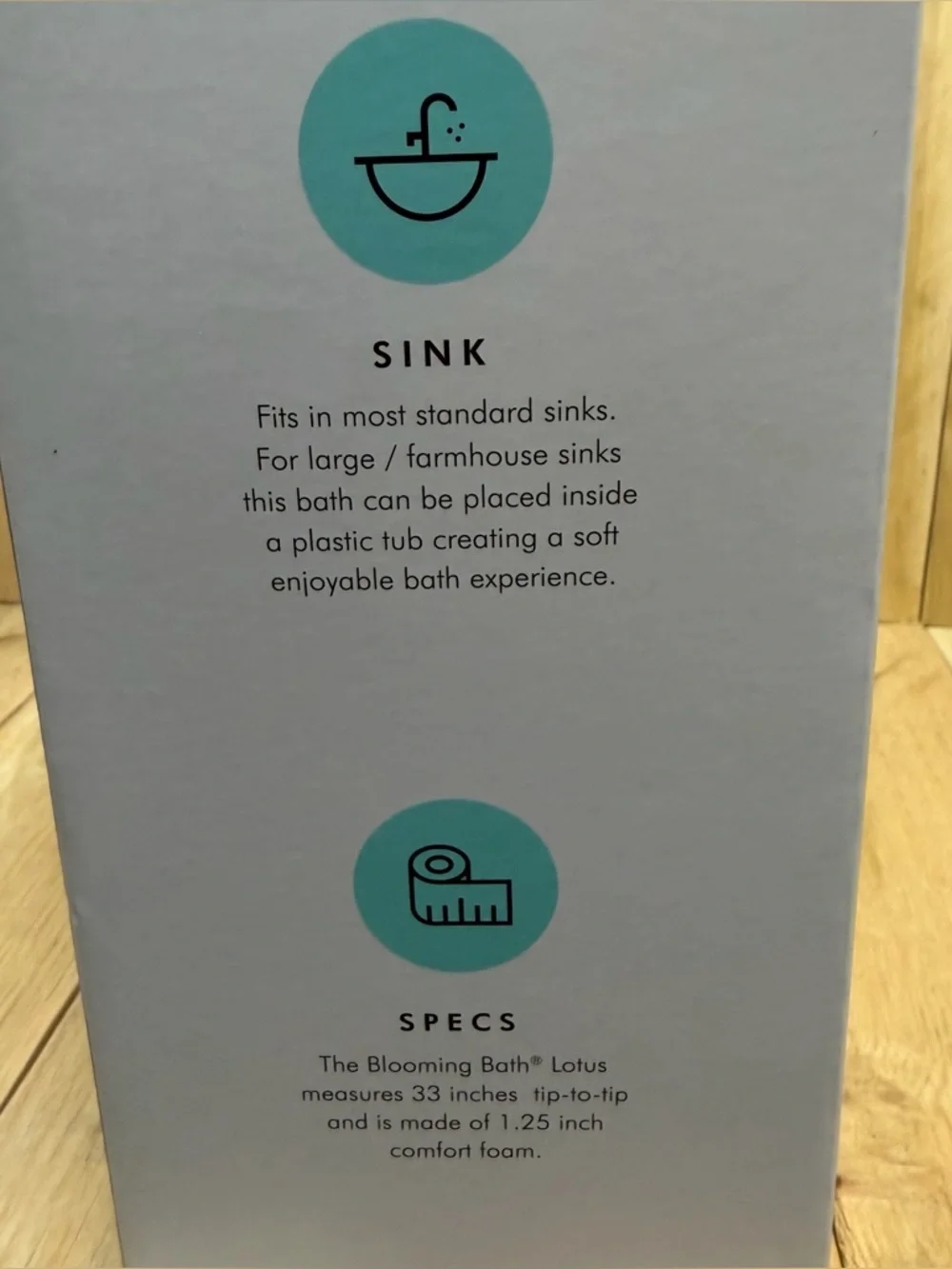 Blooming Bath Lotus 4 Petal Baby Bath For Sink Gray/Dark Gray Age 0-6 Months New